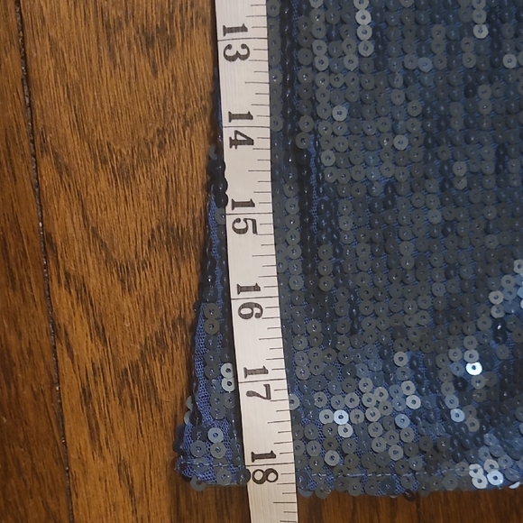 Charlotte Russe Sparkling Blue Sequin Camisole - Picture 6 of 7